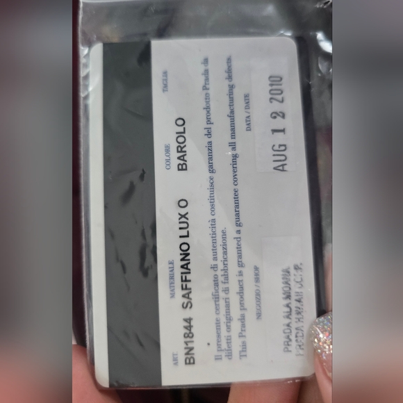 Prada GALLARIA burgandy Bag with COA - Picture 9 of 11